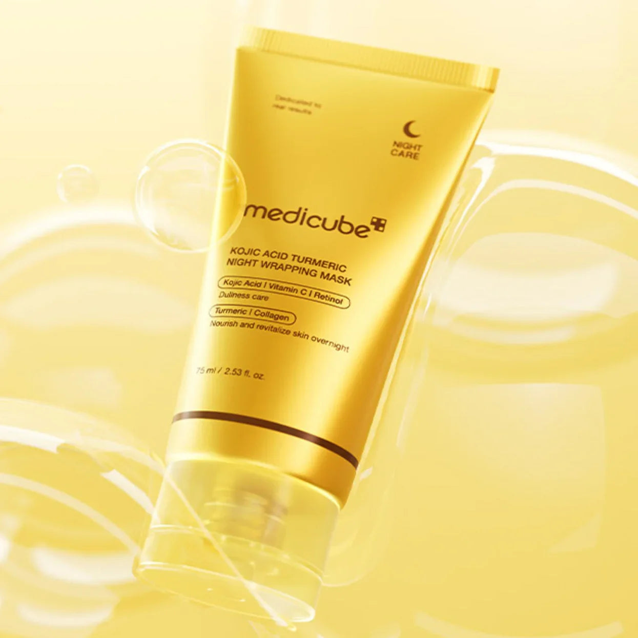 medicube Kojic Acid Turmeric Нощна Обвиваща Маска