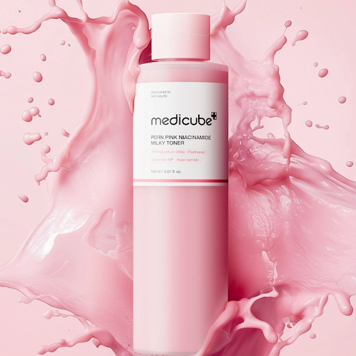 medicube PDRN Розов Niacinamide Млечен Тонер